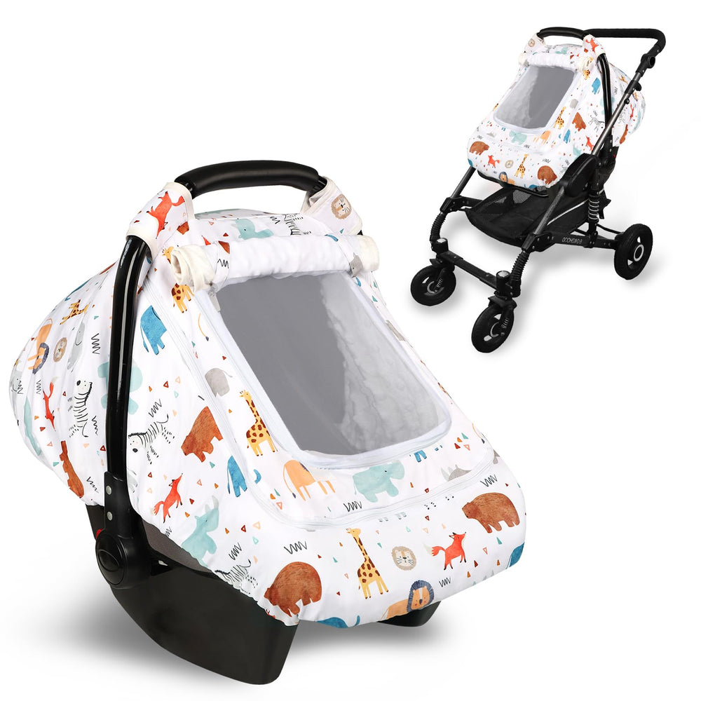 Man Fai Sky winter car seat cover with full 360° coverage for privacy