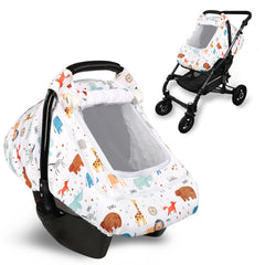 Man Fai Sky winter car seat cover with full 360° coverage for privacy
