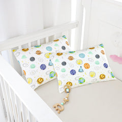 ManFaiSky 2-pack toddler pillowcase with envelope closure for easy pillow insertion.