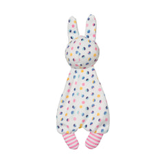Manhattan Toy Cherry Blossom Days bunny embroidery highlights durable playful design.