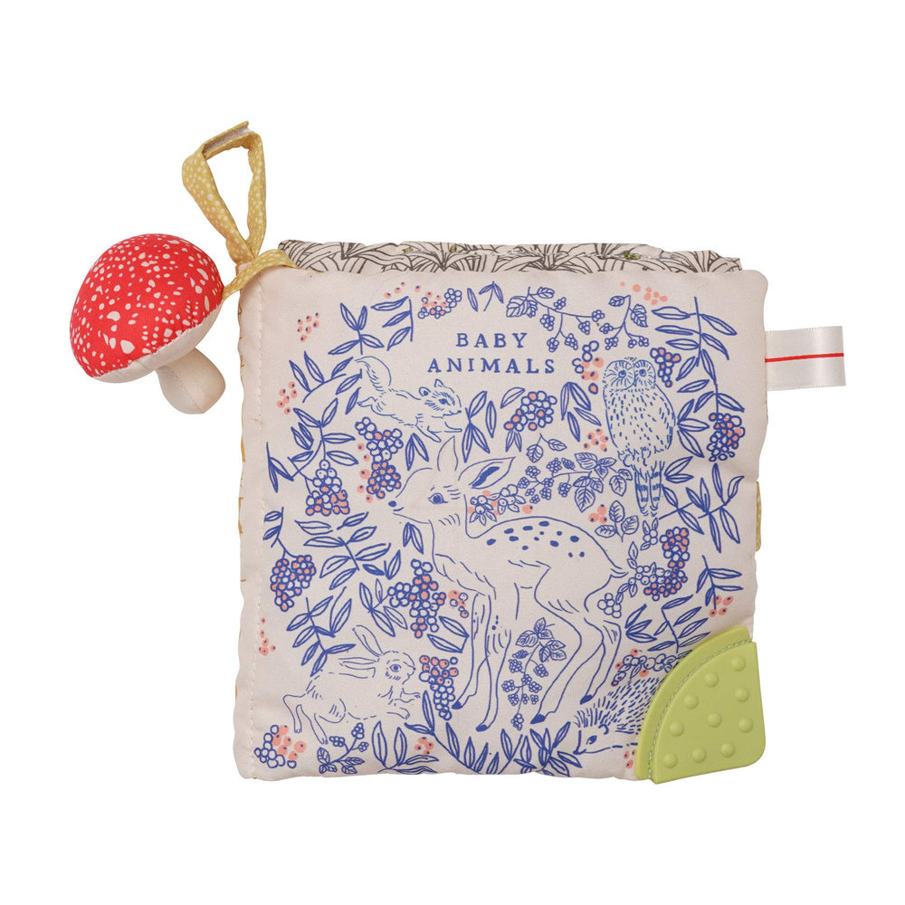 Manhattan Toy Deer One soft activity book in folded form, ideal for calm, screen-free play
