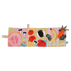 Manhattan Toy Mini-Apple-Farm raised-cherries page invites grasping and fine motor practice.