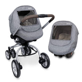 Manito Melange shield universal fit for infant car seats during travel