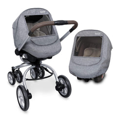 Manito Melange shield universal fit for infant car seats during travel