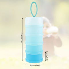Manwetye Sakura travel dispenser blue multi-compartments support on-the-go portioning