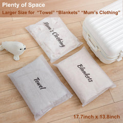 MANWU frosted design bag highlights semi-transparent contents at a glance.