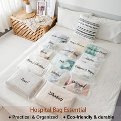 MANWU hospital bags size comparison shows flexible packing options.