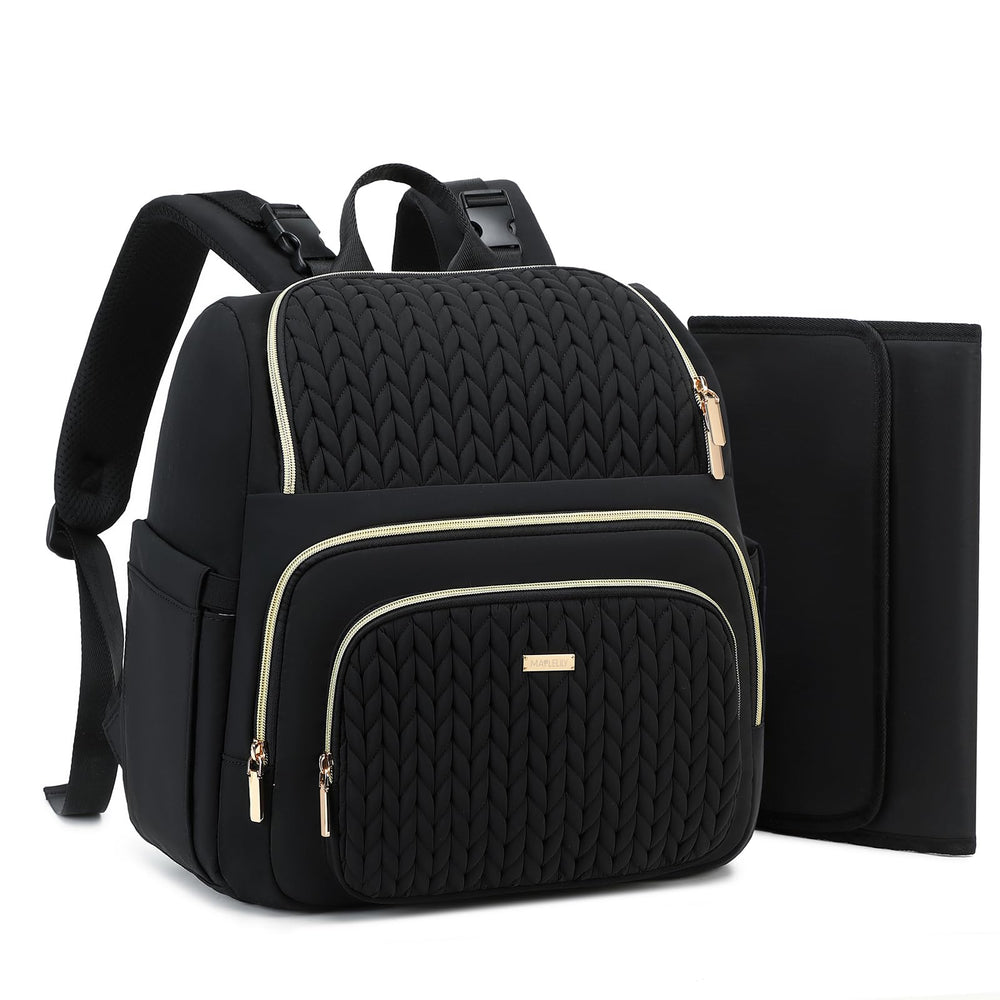 MAPLELILY diaper bag backpack full view for on-the-go moms