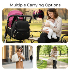 MAPLELILY insulated pockets keep bottles at the right temperature