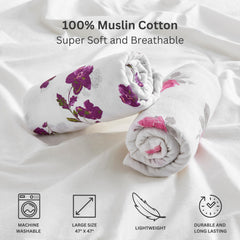 Margaux & May 2-pack swaddle blankets ideal for multi-use like nursing cover