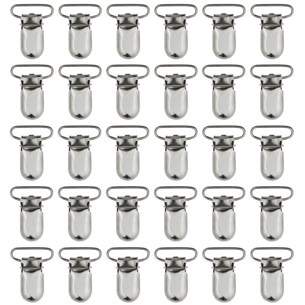 Marrywindix pacifier clips 1inch metal with secure grip for DIY holders