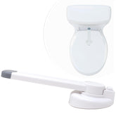 Mars Baby toilet seat lock adhesive-back demonstrates quick, tool-free installation for busy families.