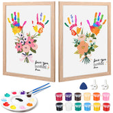 Marspark handprint frame with a wooden 16-inch frame ready for a family keepsake.