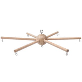 Marsrut DIY Baby Mobile Frame assembly shows sturdy wood construction for durable nursery decor.