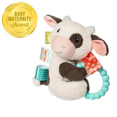 Mary Meyer Taggies Buttercup Cow soft plush for comforting hugs