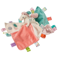 Mary Meyer Taggies Painted Pony toy top with satin lining, promotes soothing sensory exploration.