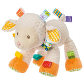 Mary Meyer Taggies Sherbet Lamb Toy shows gingham trim for tactile exploration