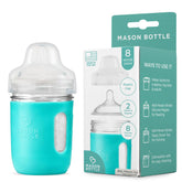 Mason Bottle DIY Kit nipples provide slow-flow feeding for newborns.
