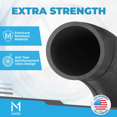 Mata1 inner tube 16in durable-outer-shell resists weather and wear.
