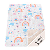 MatLeya quilted Pack n Play sheet with soft top surface for added comfort