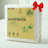 MATTSHIELD ORIGINAL deluxe crib protector top layer organic cotton for breathable comfort