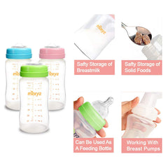 Matyz converter included for narrow-mouth pumps like Medela.