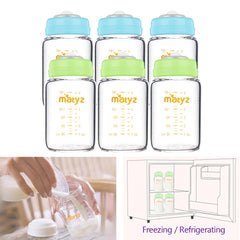 Matyz bottle converter enables narrow-neck pump compatibility with Medela.
