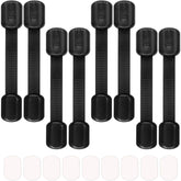 Maveek 8-pack black cabinet locks—child safety for kitchen cabinets