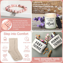 Maxdot mommy socks pair demonstrates cozy comfort for postpartum days