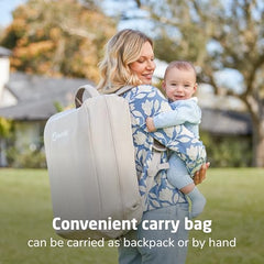 Maxi-Cosi Calao Travel Playard ultra-compact fold for easy travel and storage.