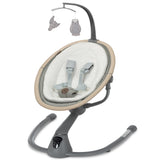 Maxi-Cosi Cassia Swing with automatic motion detector soothing infant.