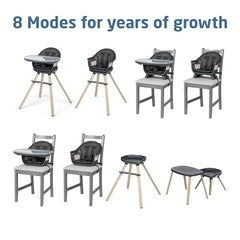 Maxi-Cosi Moa booster seat configuration fits sit-at-table mealtimes for toddlers
