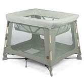 Maxi-Cosi Swift playard bassinet setup offers a cozy sleep space for newborns.
