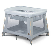 Maxi-Cosi Swift playard with mat enables quick setup in a nursery