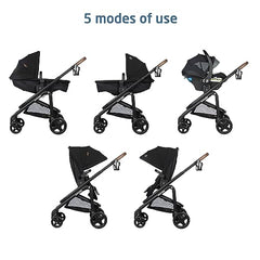 Maxi-Cosi Tayla Max Mico Luxe+ seat highlights premium comfort fabrics.