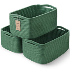 Maxuni 3-pack shelf baskets set, ideal for decluttering and stylish storage.