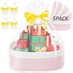 Maxuni gift baskets empty to fill arrive crease-free, ready for personalization.