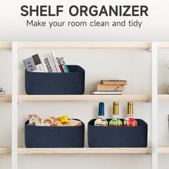Maxuni crease-free rope basket reshapes after use with simple steps.