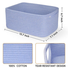 Maxuni rope basket handle close-up showing reinforced handles