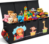 Maxuni XL Toy Box lid-close dustproof feature keeps toys dust-free and rooms neater.