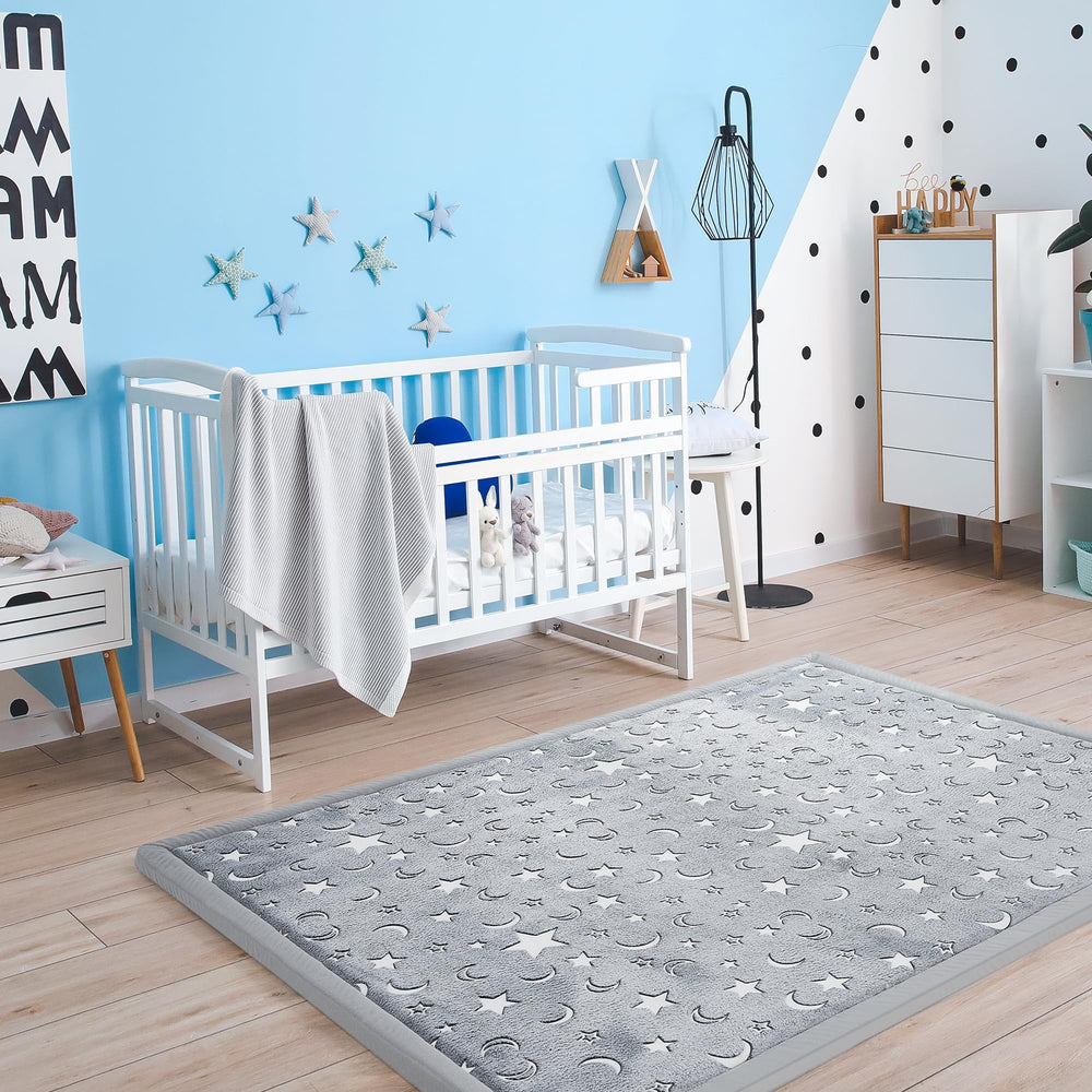 MAXYOYO Baby Play Mat soft-touch surface for cozy, safe playtime.