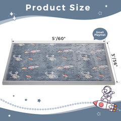 MAXYOYO Baby Play Mat toddler crawl scene on cushioned surface for safe play.