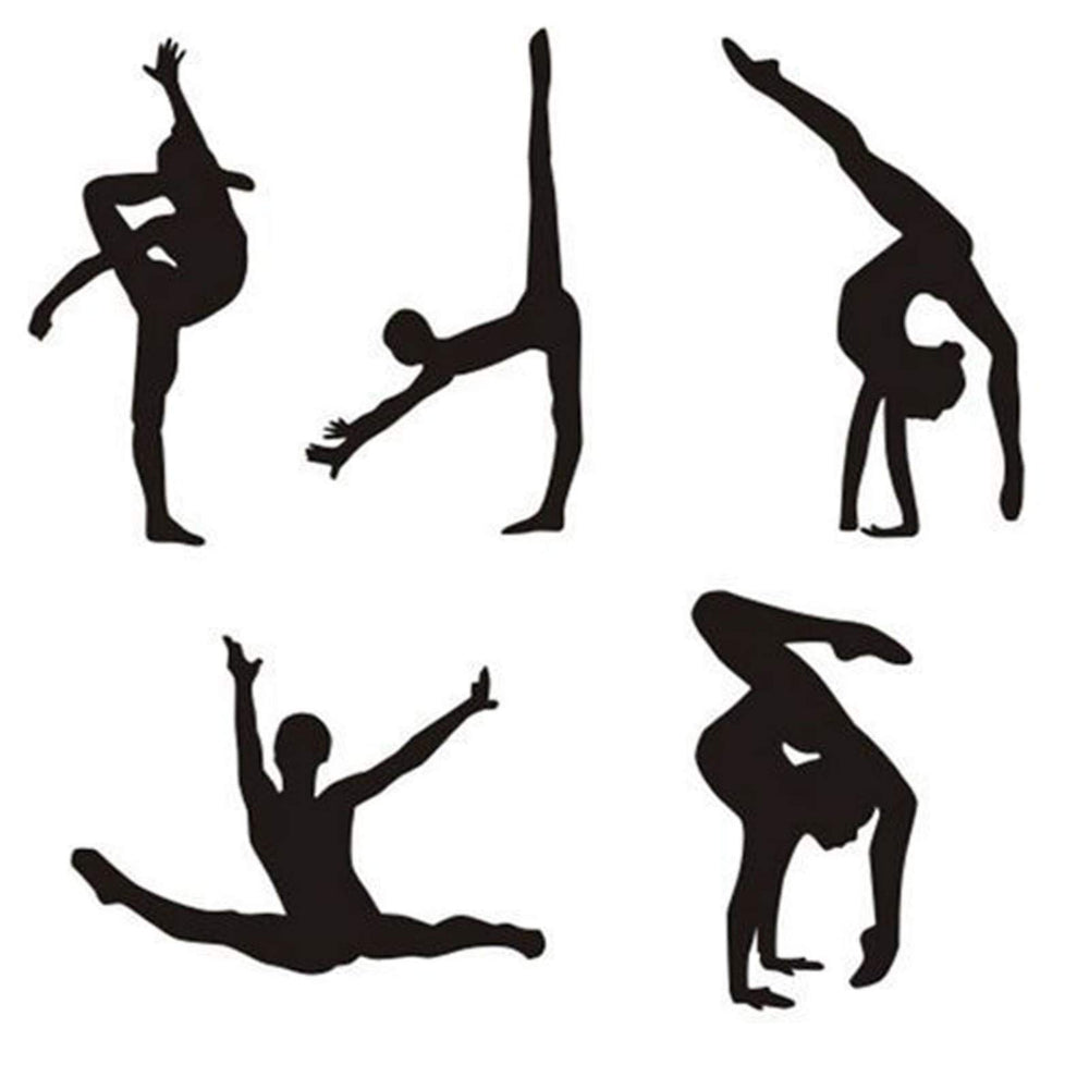 Maydahui dancer wall decal, dance figures 1 adds playful room energy for living spaces.