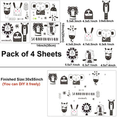 Maydahui Safari Wall Decals feature 23 patterns for easy, imaginative room storytelling.