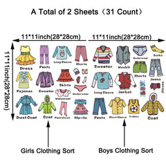 Maydahui wardrobe labels are waterproof and colorfast for lasting use.