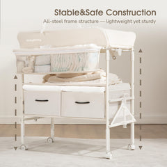 Maydolly adjustable height four level, supporting caregivers of different statures.