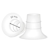 Maymom 20mm flange insert front view for snug shield fit