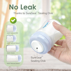Maymom bottle with 5ml measurement marks enables precise portion tracking.