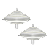 Maymom backflow protector kit contents shown with caps and diaphragms for replacement use