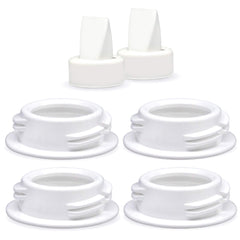 Maymom Bottle Thread Changer enables spectra S1/S2 compatibility with standard bottles for easier pumping
